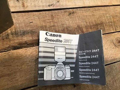 Canon Speedlite 244T Shoe Mount Flash for Canon for sale online | eBay