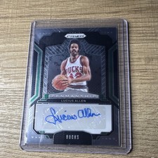 2024-25 Panini Prizm Penmanship Auto #PNM-LCA Lucius Allen Milwaukee Bucks