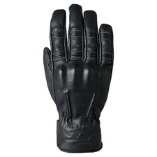 RST Isle of Man TT Hillberry 2 Black Retro Urban City Leather Motorcycle Gloves