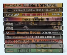 Deer Turkey & Duck Hunting DVD 11 Disc lot Drury Primos Realtree