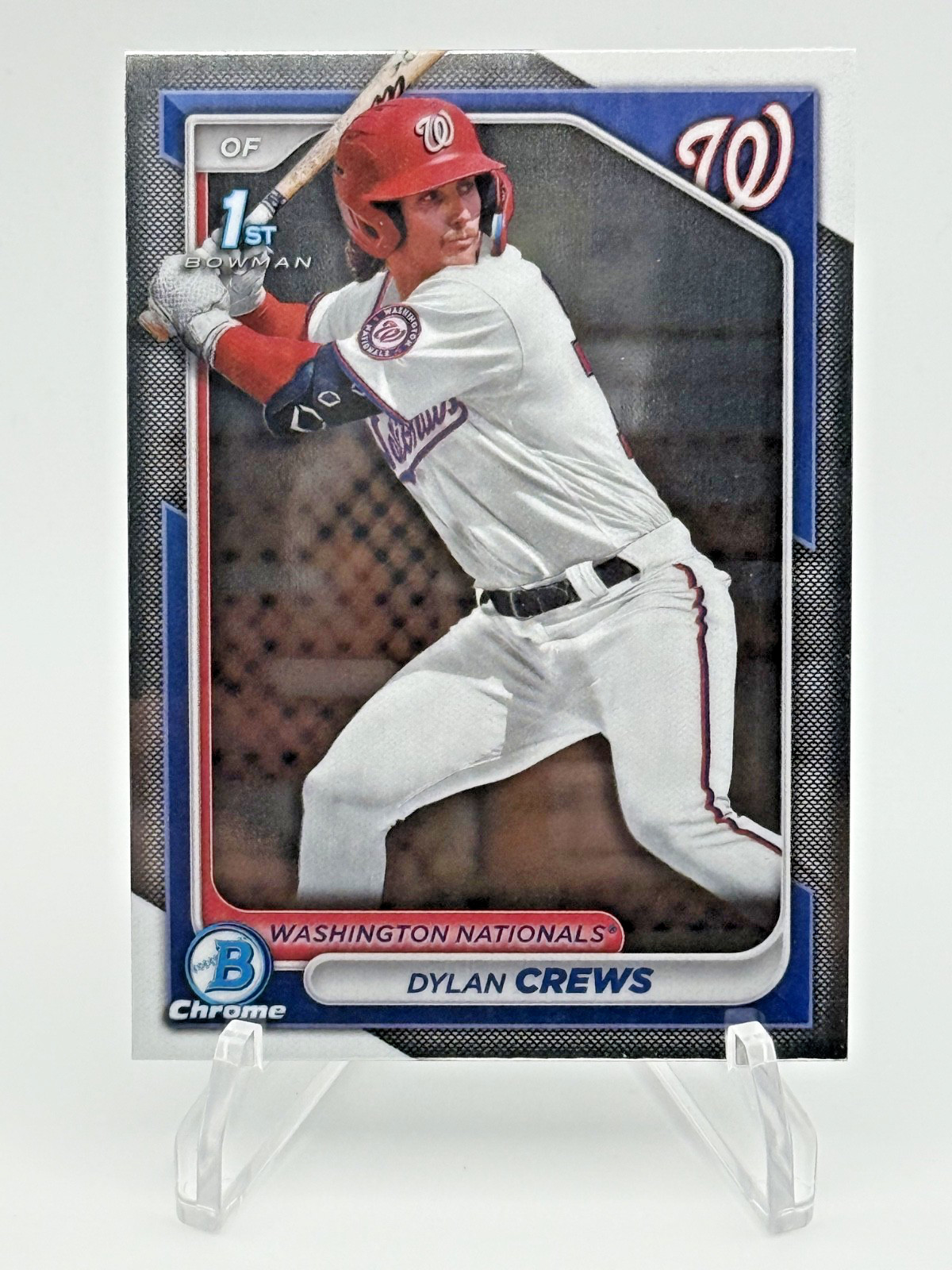 2024 Bowman Chrome Dylan Crews RC #BCP-23 – Nationals 🔥 Top Prospect