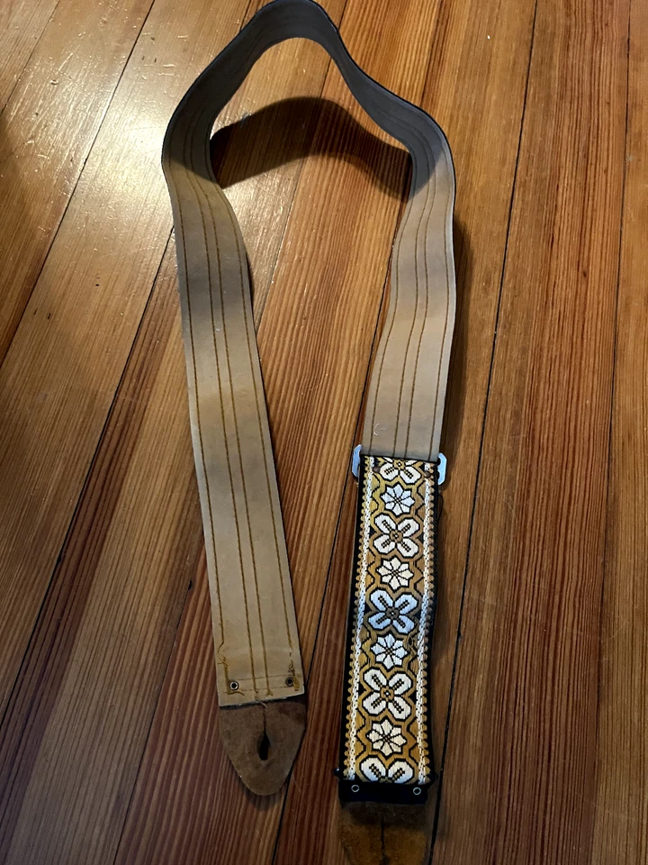 Vintage 1960s Ace Guitar Strap - Very Good Condition Jimmy Page - Made in USA - Image 3 of 3