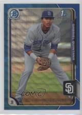 2015 Bowman Chrome Prospects Blue Wave Refractor Gabriel Quintana #BCP65 2f9