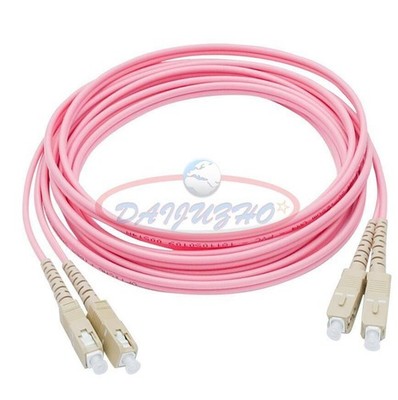 3M SC to SC UPC Duplex Fiber Cable OM4 Multimode 3.0mm Fiber Optic Patch Cord #z