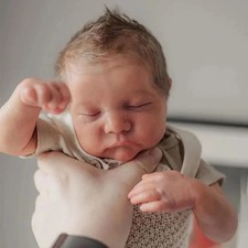 Reborn Baby Doll Girl 18 Inch Full Body Posable Realistic 3D Skin