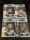 Funko Pop! Disney Beauty and the Beast, Lot Of 4