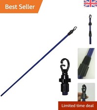 Image of Quality Metal Adjustable Washing Line Prop - Extends Up to 2.6m for Outdoor Use