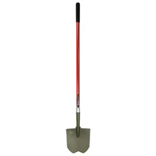 47.5 In. Fiberglass Handle 57 In. Root Slayer Carbon Steel XL Caprock Shovel