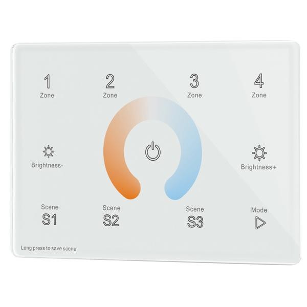 Controller Touch Parete 503 LIFE 16.LT5MBP 4 Zone Bianco Dinamico