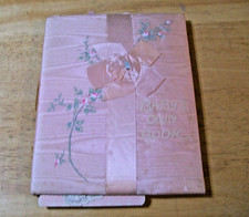 Vintage 1938 Baby Days Book Gibson Memory Album Babybook Pink Girl