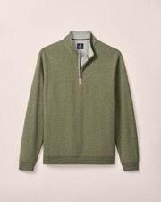 johnnie-O Big  Tall Sully 1/4 Zip Pullover Mens Sequoia SULLY BIG TALL Size