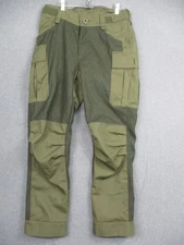 Sarma TST Pants Mens Medium Regular Green Wool Reinforced Cargo Outdoor Tactical