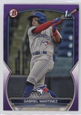 2023 Bowman Prospects Purple 97/250 Gabriel Martinez #BP-45 nd3