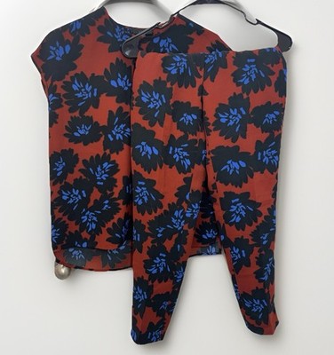 J.Crew Women s Floral Shirt/Pant Outfit Set Size 0 E 