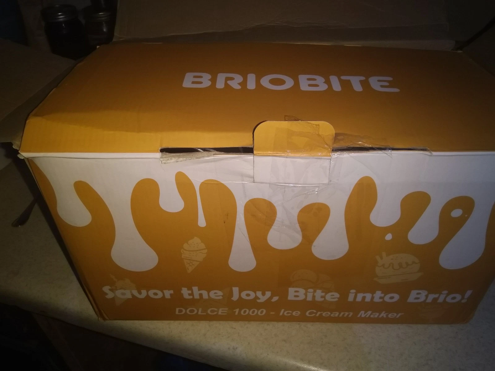 BRIOBITE Ice Cream Maker,Rechargeable Soft Ice Cream Machine Gelato, Milkshakes
Opens in a new windo