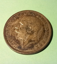British Coin - 1936 George V florin - silver coin