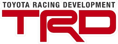 #652 (1) 6.0'' x 4'' TRD Toyota Racing Development Vintage Decal Sticker LAMINATED