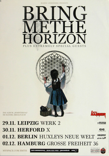 Bring Me The Horizon - Sleepwalking , Berlin 2013 | Konzertplakat | Poster-image