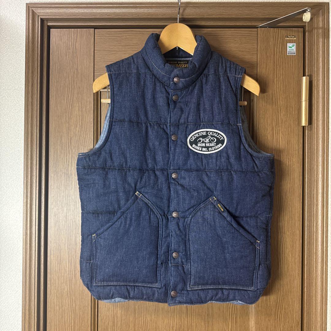Iron Heart Chambray Denim Vest S | eBay
