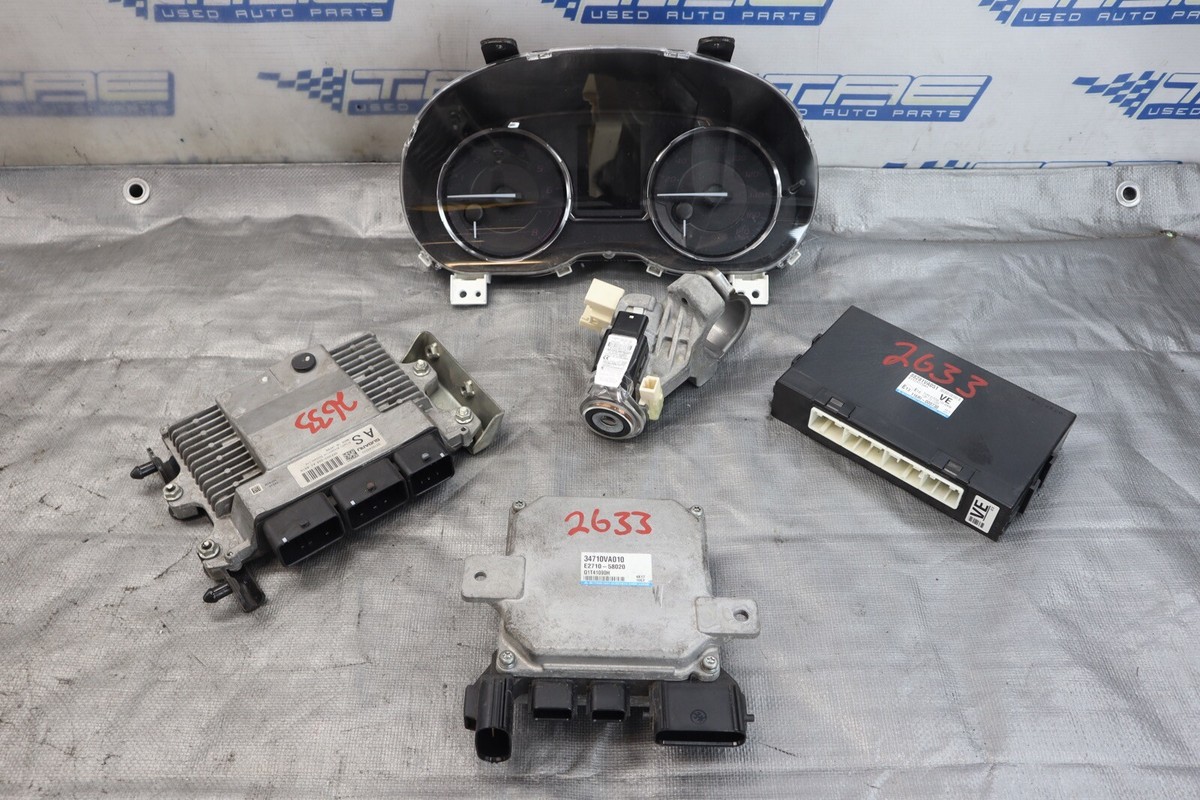 パーツ SUBARU 2015 SUBARU WRX TURBO FA20 2.0L OEM ENGINE ECU IMMOBILIZER