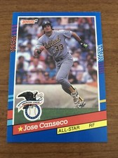 **ERROR CARD** 1991 RARE Donruss Card #50. Jose Canseco. MINT. Free Shipping. 