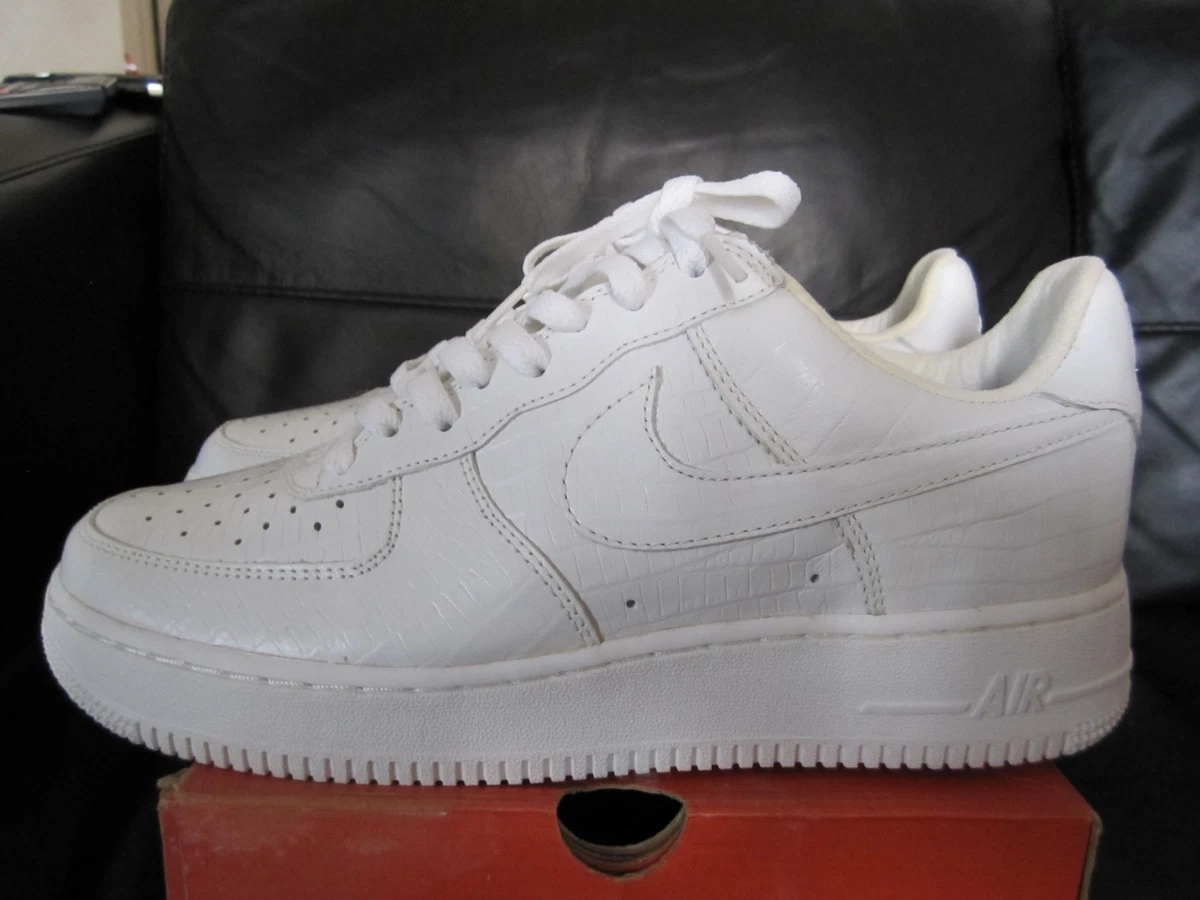 Nike Air Force 1 HTM 2 White Croc Size 11 Numbered out of 3012 Limited