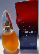 Vintage Revlon Fire  Ice Women Cologne Spray 1 Oz/30ML LIMITED EDT USA BOX 90's
