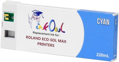 Compatible Ink Cartridge for Roland ECO-SOL MAX Printers ESL3-CY (220Ml, Cyan)