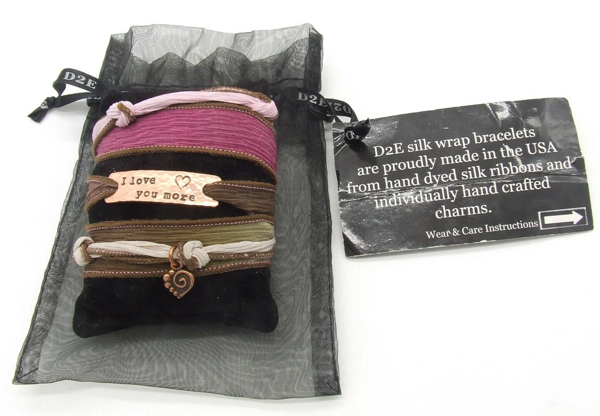 Silk hotsell ribbon bracelet