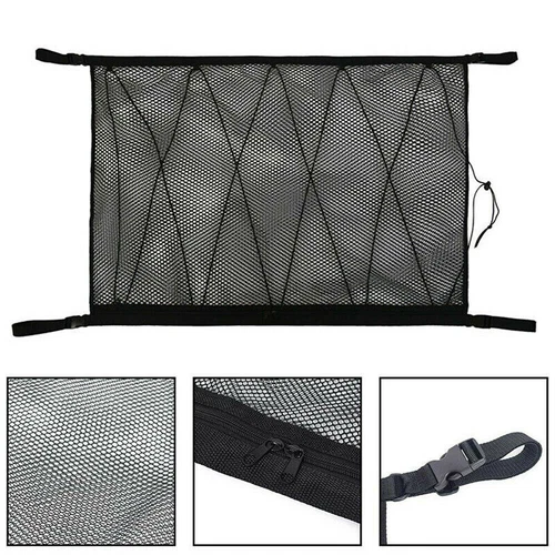 For Dodge Accessories Double Layer Roof Top Ceiling Cargo Net Pocket Mesh Bag - Picture 10 of 13