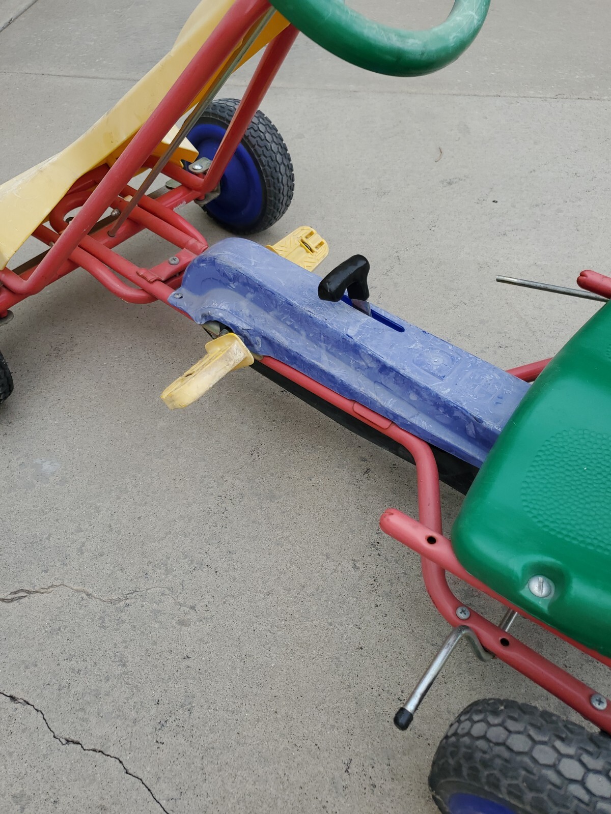 Original Kettler Made In Germany Kettcar Race Pedal Car Green Yellow eBay