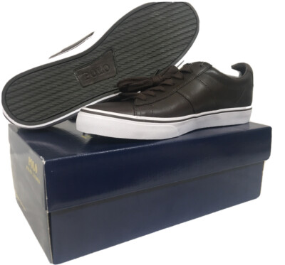 B7 Polo Ralph Lauren Sayer Brown Leather Shoes 12 s-l400.jpg main image 3