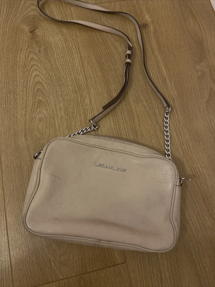 Michael Kors Beige Soft Leather Camera Bag