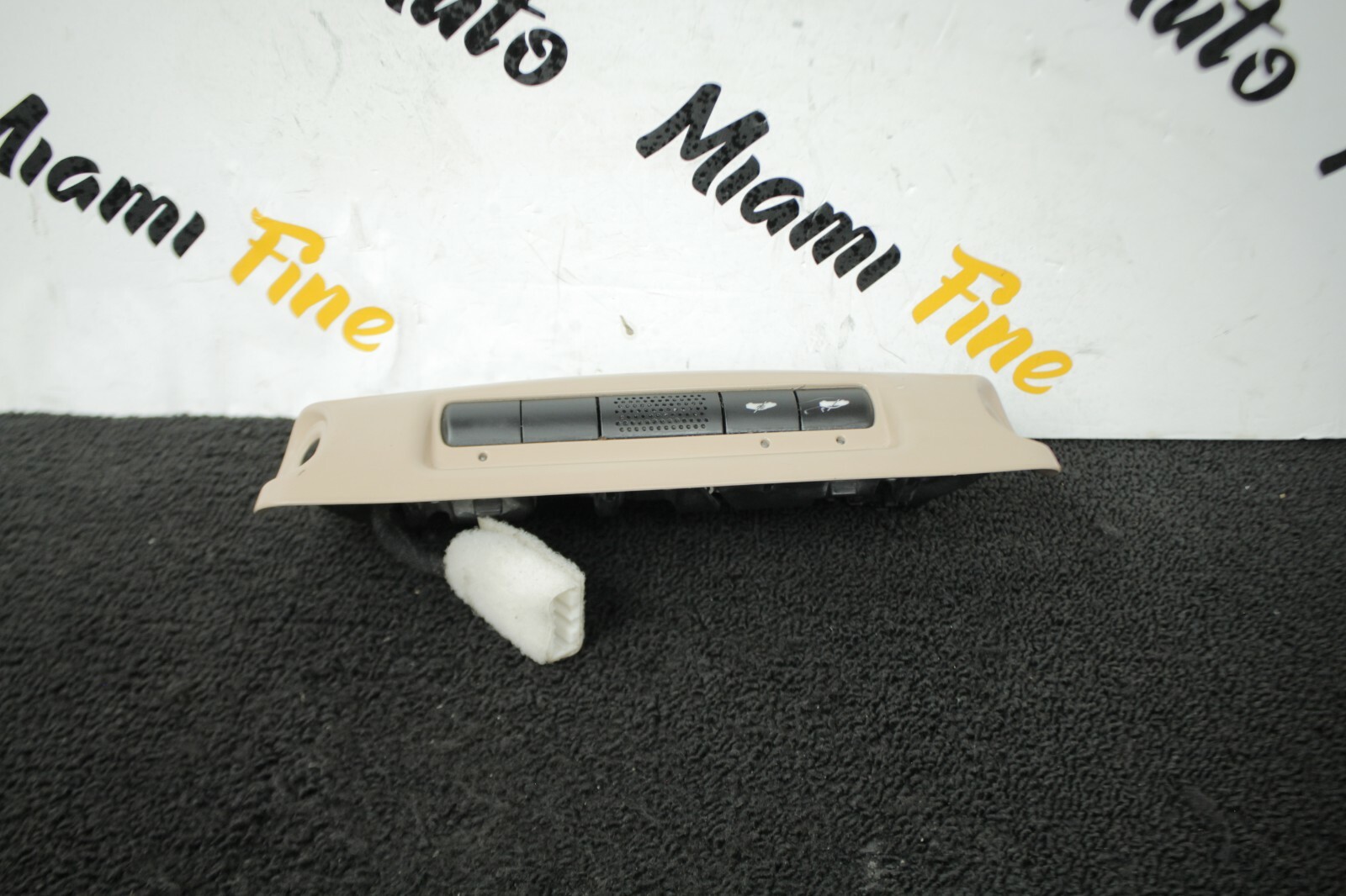 2012 MASERATI GRANTURISMO S UPHOLSTERY SWITCHES BUTTONS BEIGE 80516530