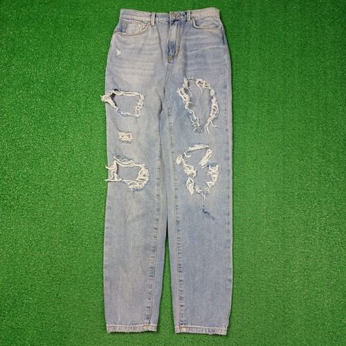 BDG Jeans Womens 26 Mom High Rise Tapered Ripped Destroyed Cotton Denim