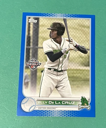 ELLY DE LA CRUZ 2022 Topps Pro Debut #PD-189 Blue /150 ReDS NRMT