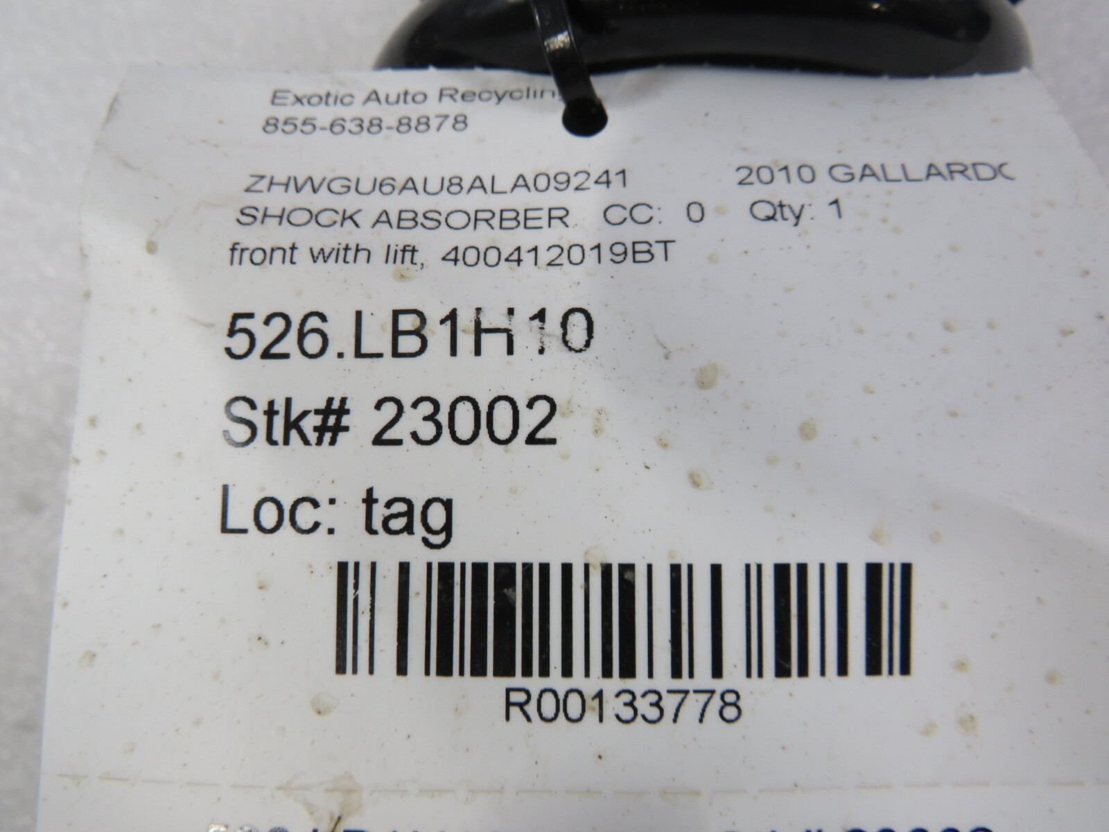 Lamborghini Gallardo Lp550 560 Front Shock Absorber P/n 