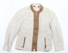 Harve Benard Womens Grey Jacket Size L Zip