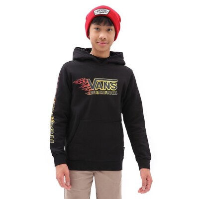 Vans Metallic Flame Hoodie Little Kid/Big Kid Black L29409 Size XL