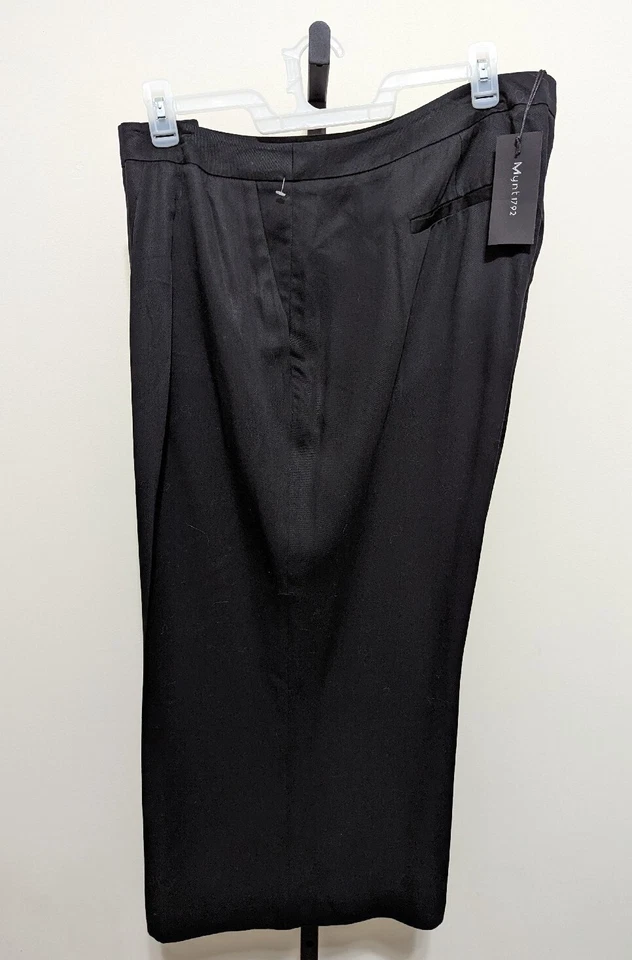 MYNT 1792 Nordstrom женщин плюс черный Капри укороченный брюки Tencel широкие ноги 18 Вт $158 - Изображение 2 из 4