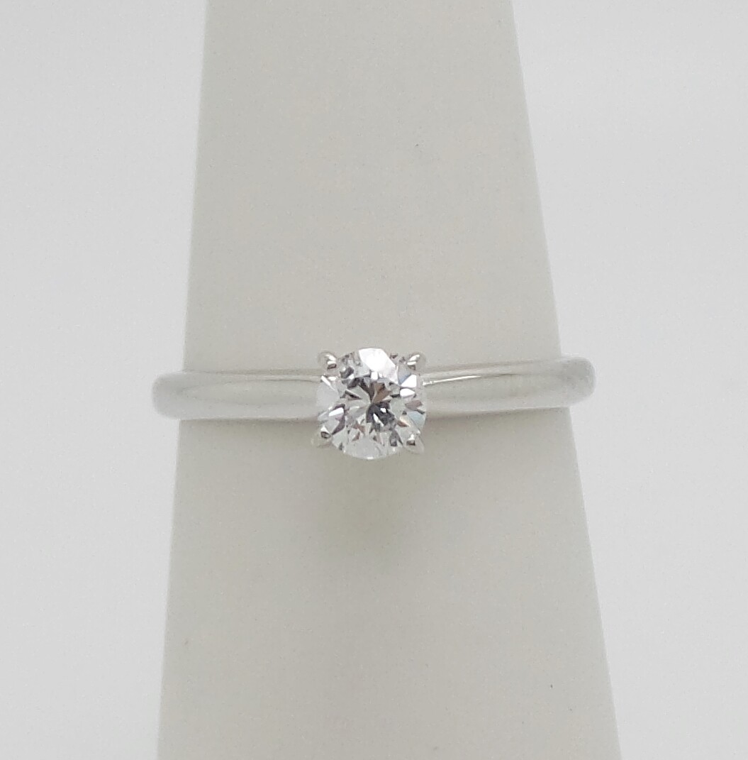 1/4CT Natural Round Diamond Solitaire Engagement Wedding Ring 14K White Gold