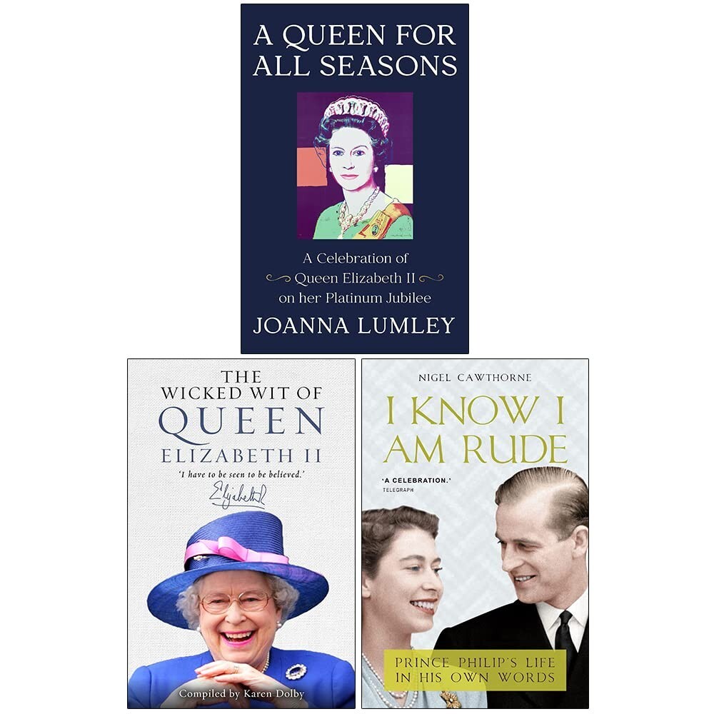 A Queen for All Seasons ,Wicked Wit of Queen, I Know I Am Rude 3 Books Set