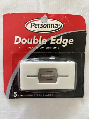Personna Double Edge Platinum Chrome Stainless Steel Blades