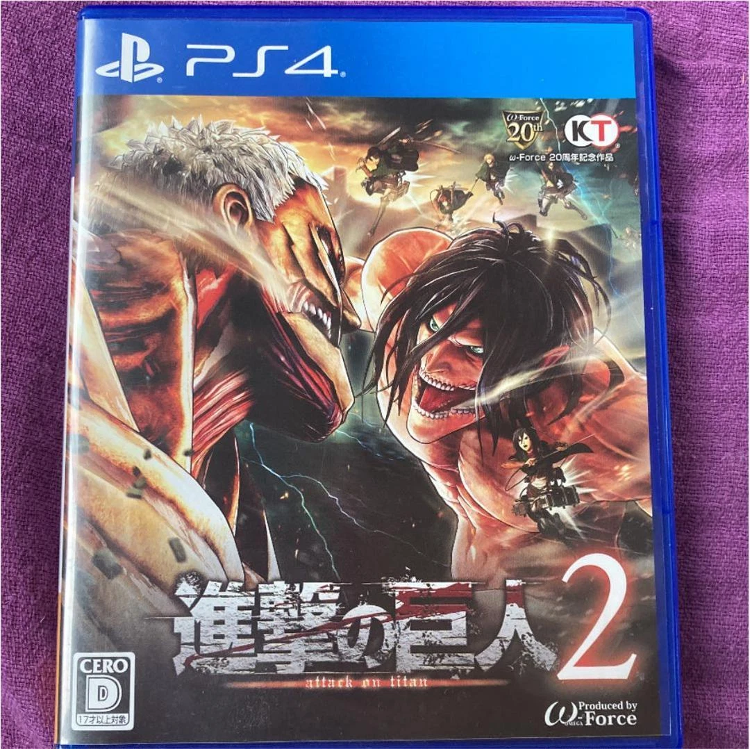PS4 PlayStation 4 Attack on Titan 2 04350 JAPAN Video Game USED eBay
