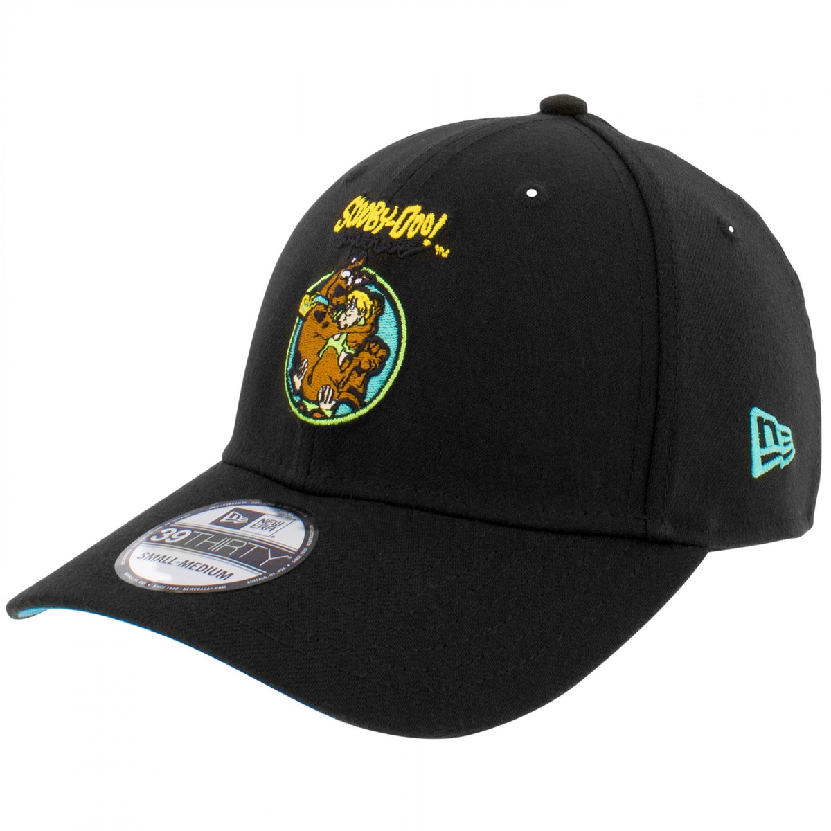 Scooby-Doo and Shaggy New Era 39Thirty Fitted Hat Black