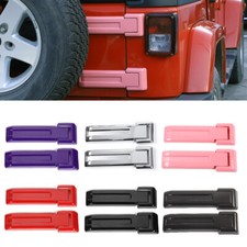 For 2007-2018 Jeep Jk Wrangler Rear Tailgate Bracket Hinge Trim Spare Tire Cover