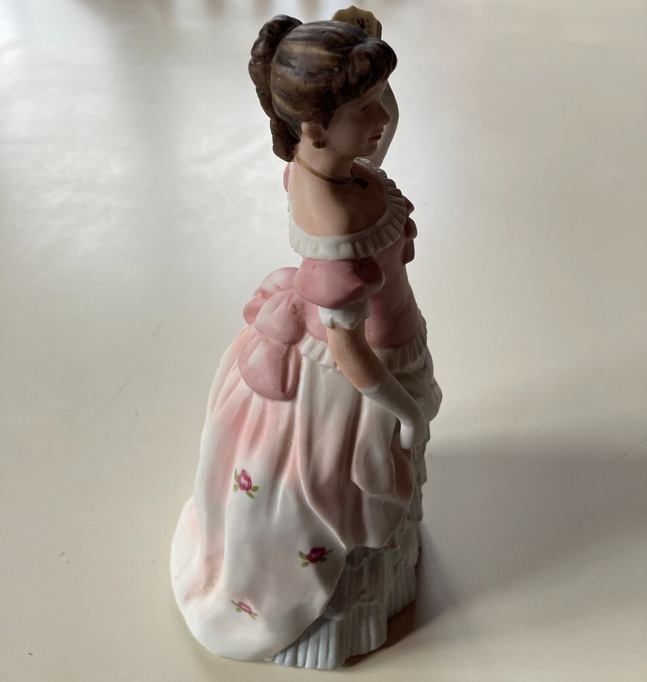 Homco Home Interiors Victorian Lady Shall We Dance 1421 Porcelain Figurine eBay