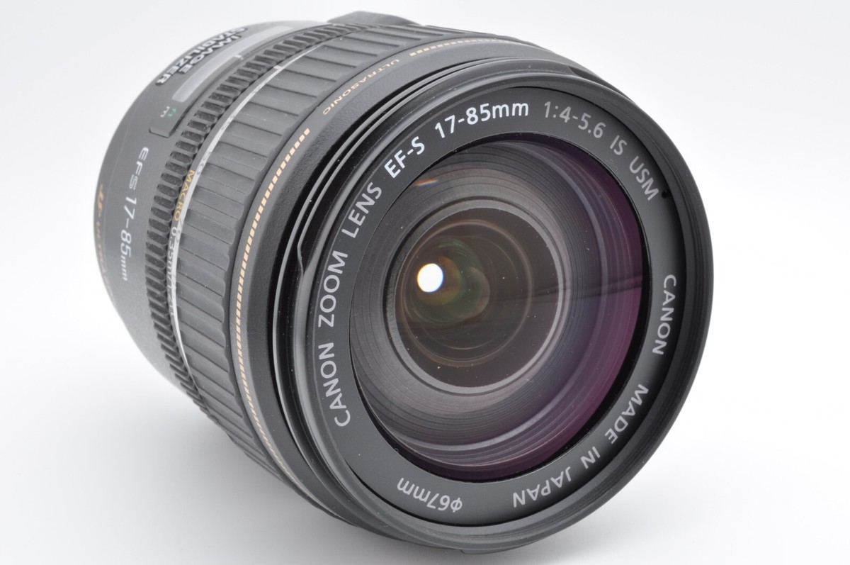 【撮影テスト済、美品】Canon EFS 17-85mm レンズ ジャンクレンズ】Canon EF-S 17-85mmの5倍のズーム域で