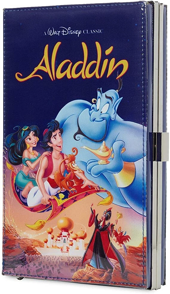 NWT Disney Aladdin VHS Purse Clutch