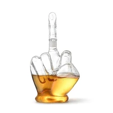 Middle Finger Whiskey Decanter